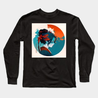 Surreal Geisha Long Sleeve T-Shirt